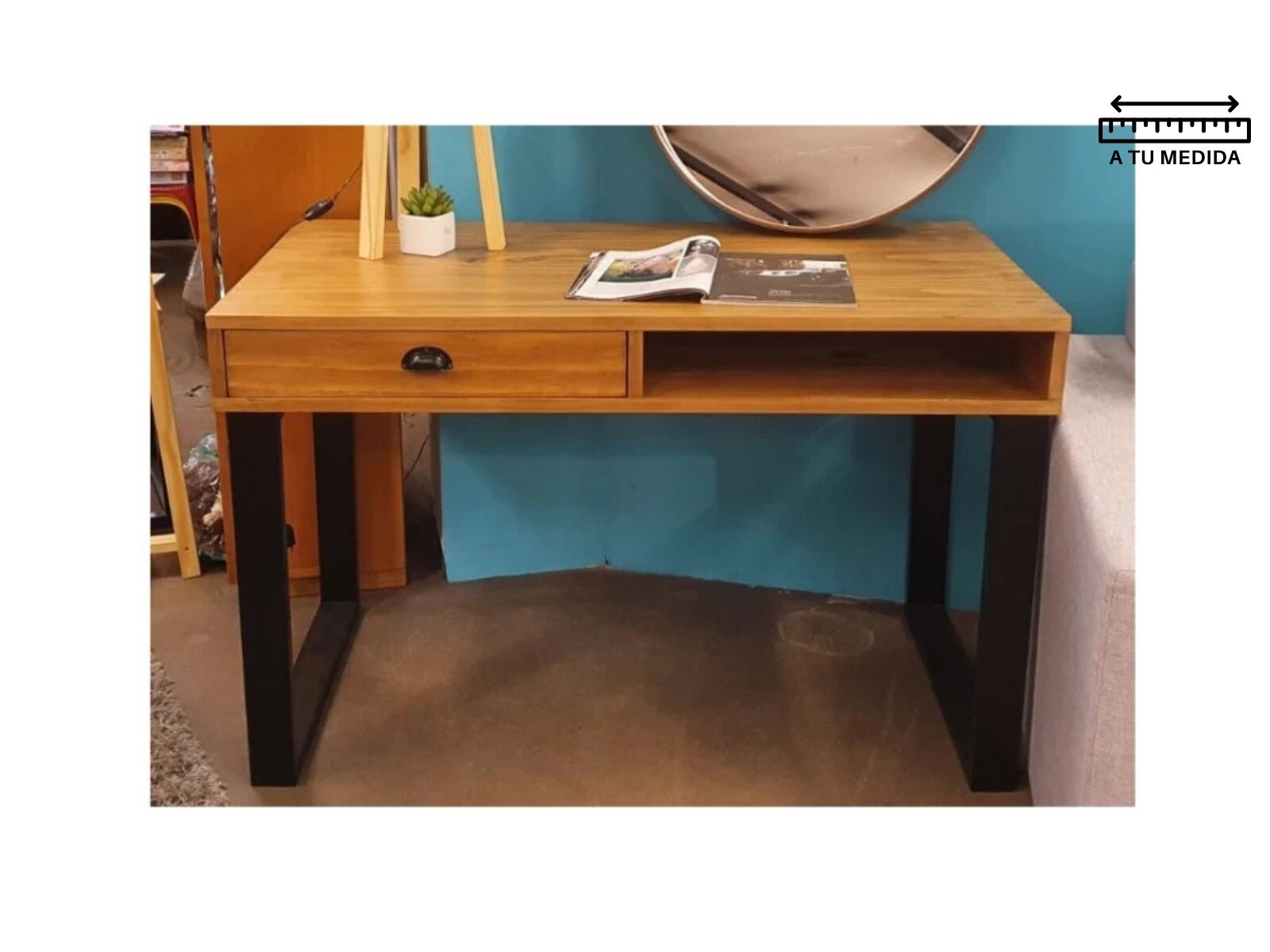 Escritorio IRON 1 Cajon 1.20m 