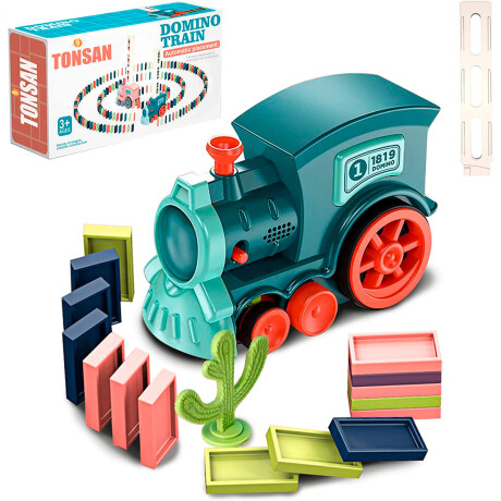 Tren De Juguete Fichas Dominó Con Luz Y Sonido Jug001012