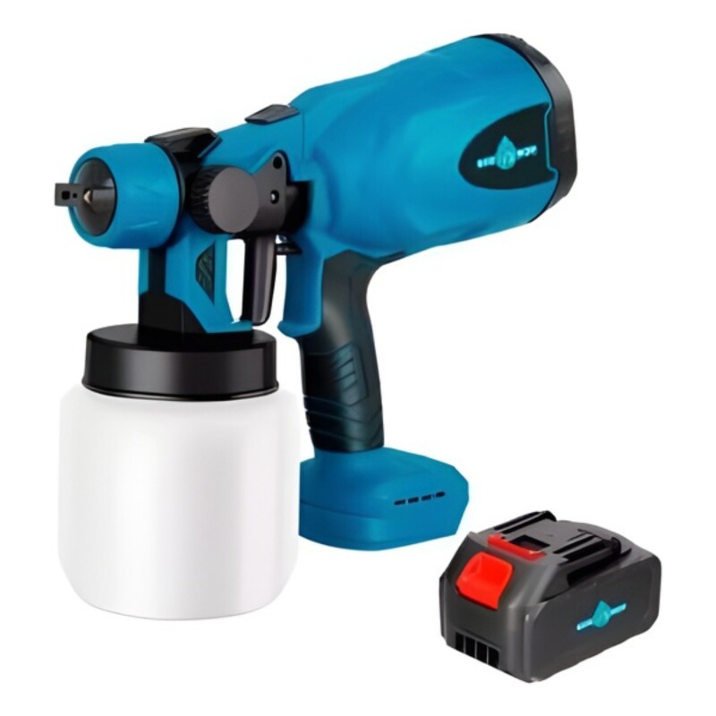 Pistola para Pintar a Batería EcoDrop con 1 Batería 21V Pistola para Pintar a Batería EcoDrop con 1 Batería 21V