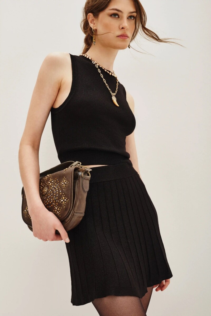 Falda Lux Negro