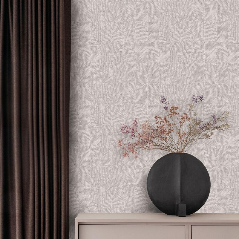 Empapelado Rhombus Taupe