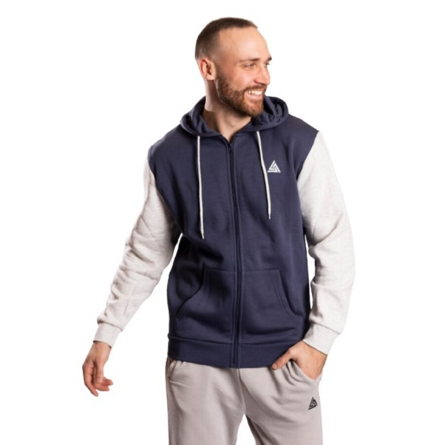 LENERGY JACKET FELPA NAVY/GREY