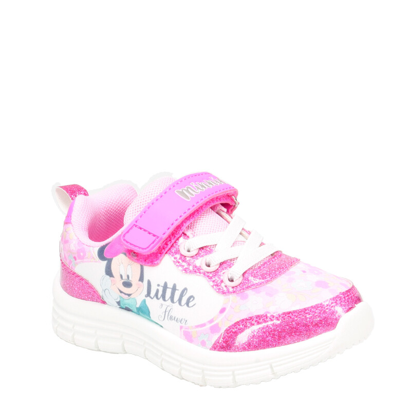 Championes de Niños Disney Minnie Little Flower Fucsia - Rosa - Blanco