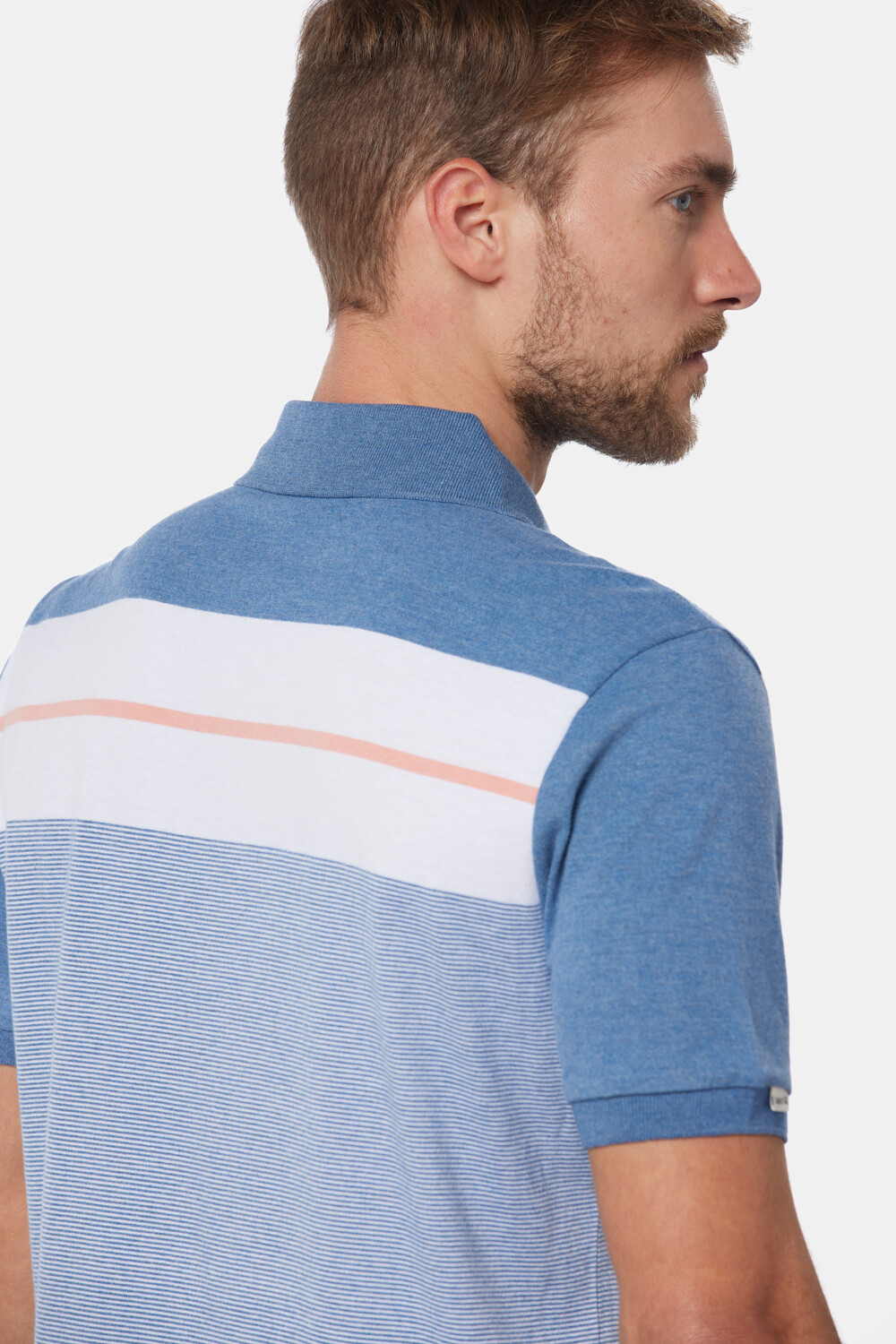 POLO JERSEY RAYADA Piedra