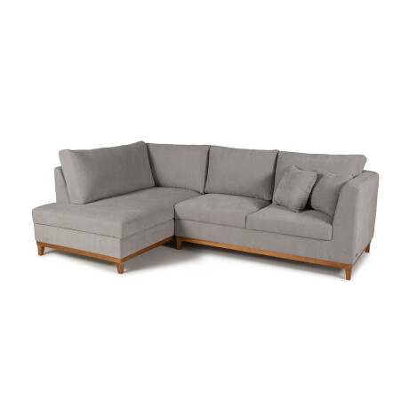 Rinconera Belfast - Tela Microfibra - Chaise izquierdo 2228 (Gris)