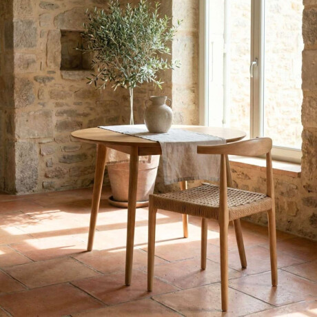 Silla de Comedor Madera Natural Beige Hawai Origen