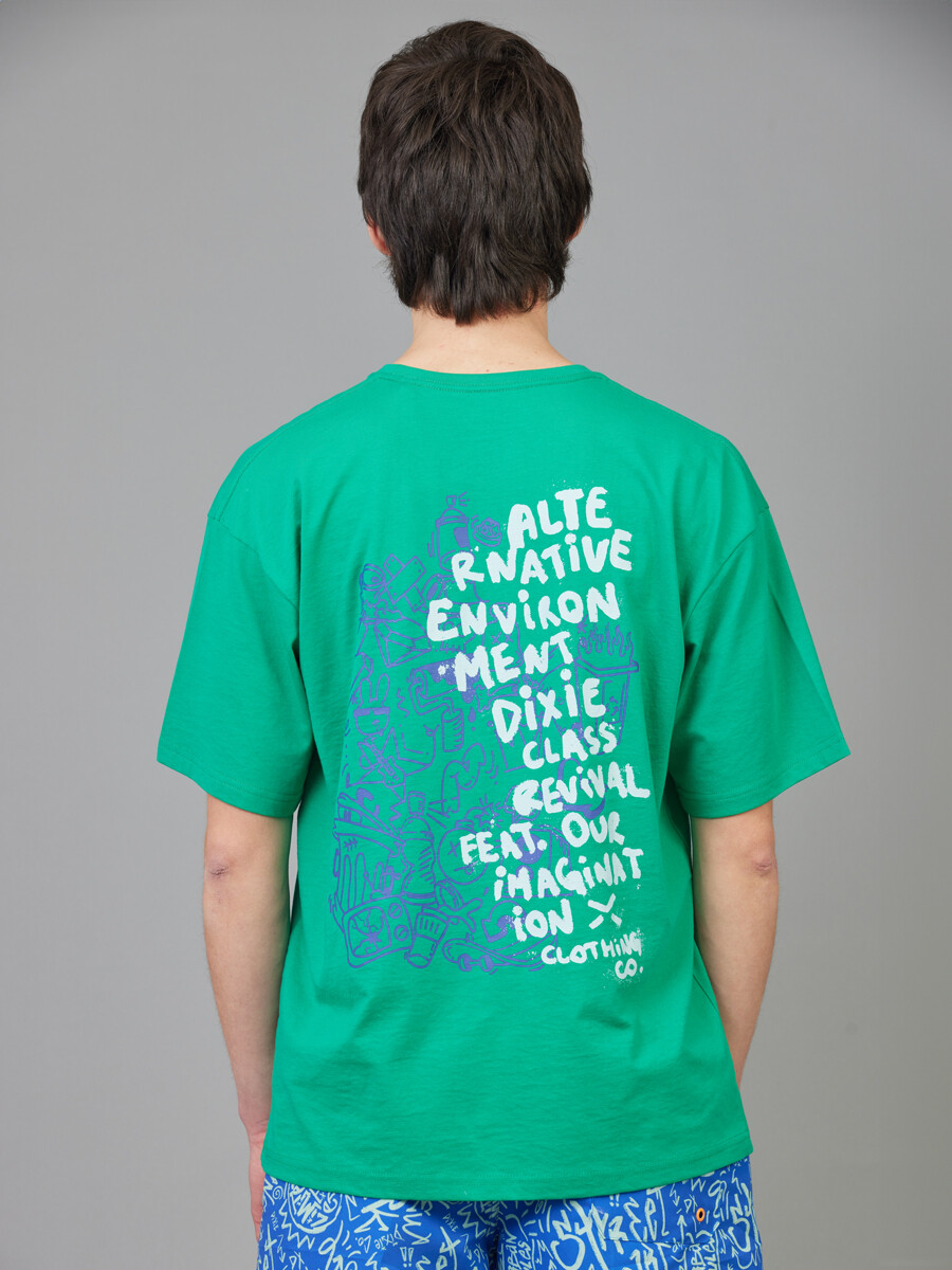 T-SHIRT PASKE DIXIE Verde