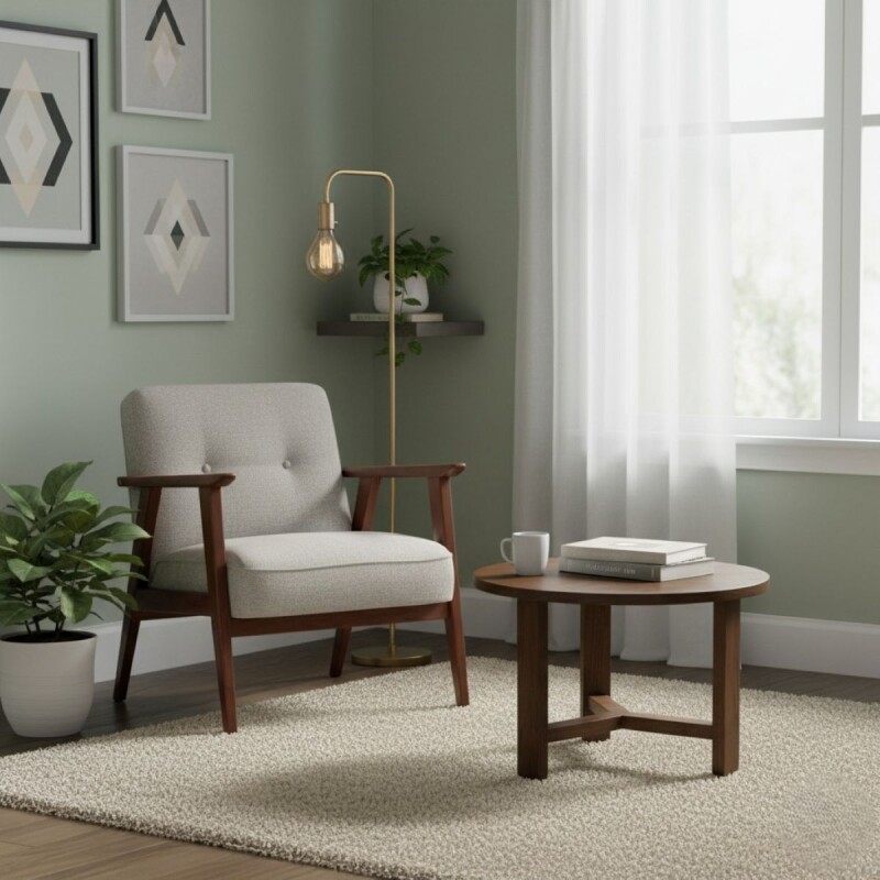 MESA CENTRO 60 - MC006 (CD) Unica