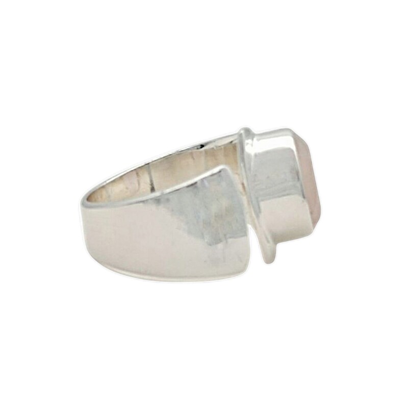Anillo Punto-Plata 925-Con Cuarzo Rosa -AN4657 conpiedra