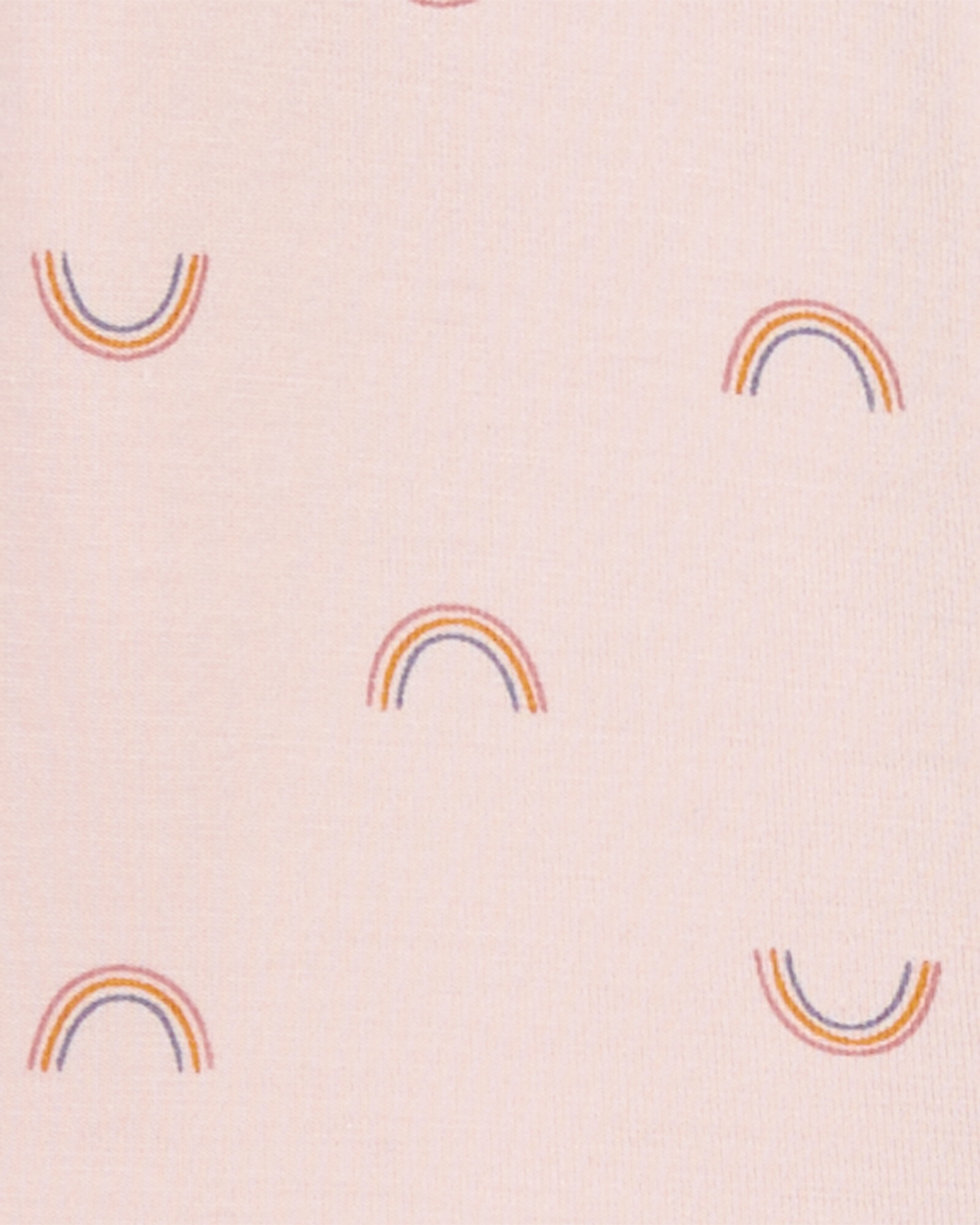 Pijama una pieza de viscosa Ecovero con pie, diseño arcoíris, colección Purelysoft Sin color