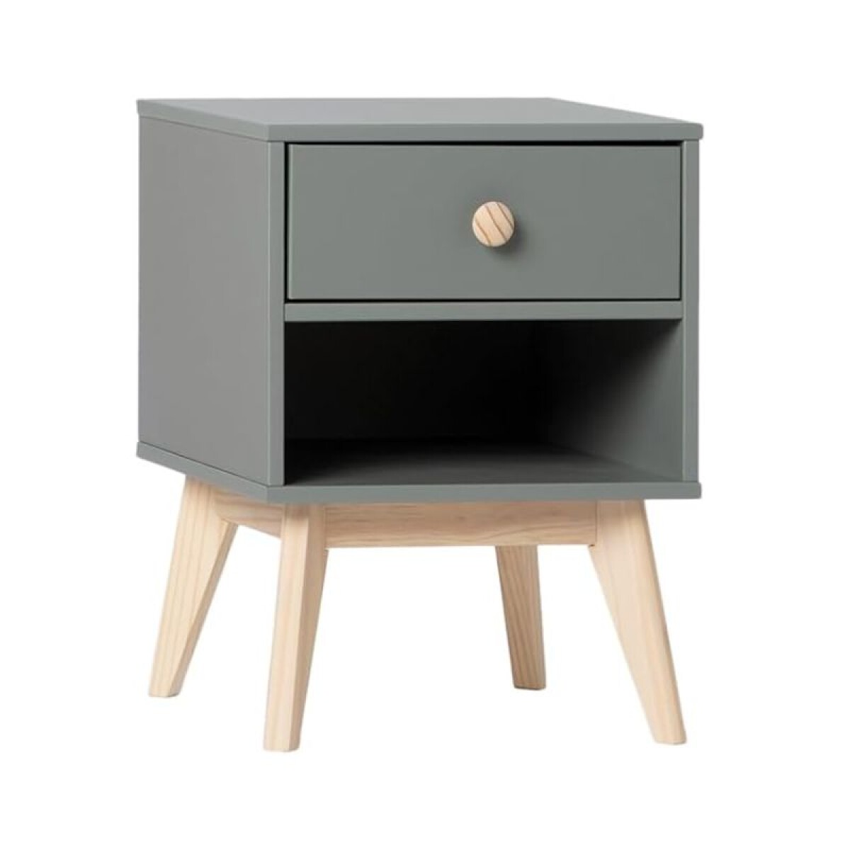 MESA DE LUZ 1 CAJON - CENIZA 