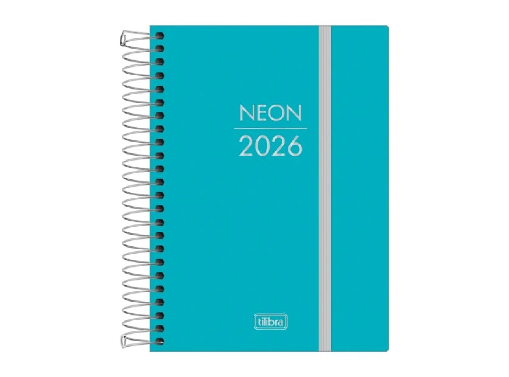 Agenda Tilibra 2026 Neon - Celeste 