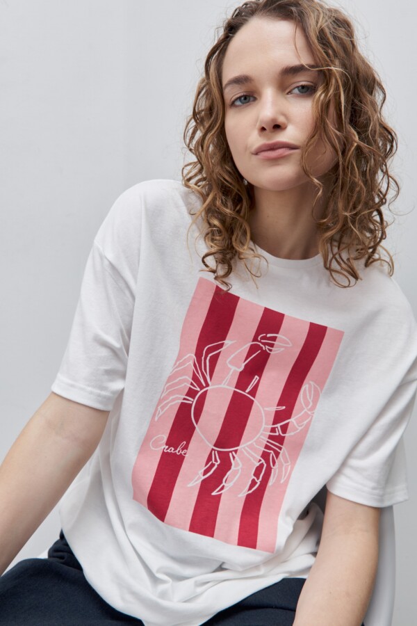 REMERA CRABY Blanco
