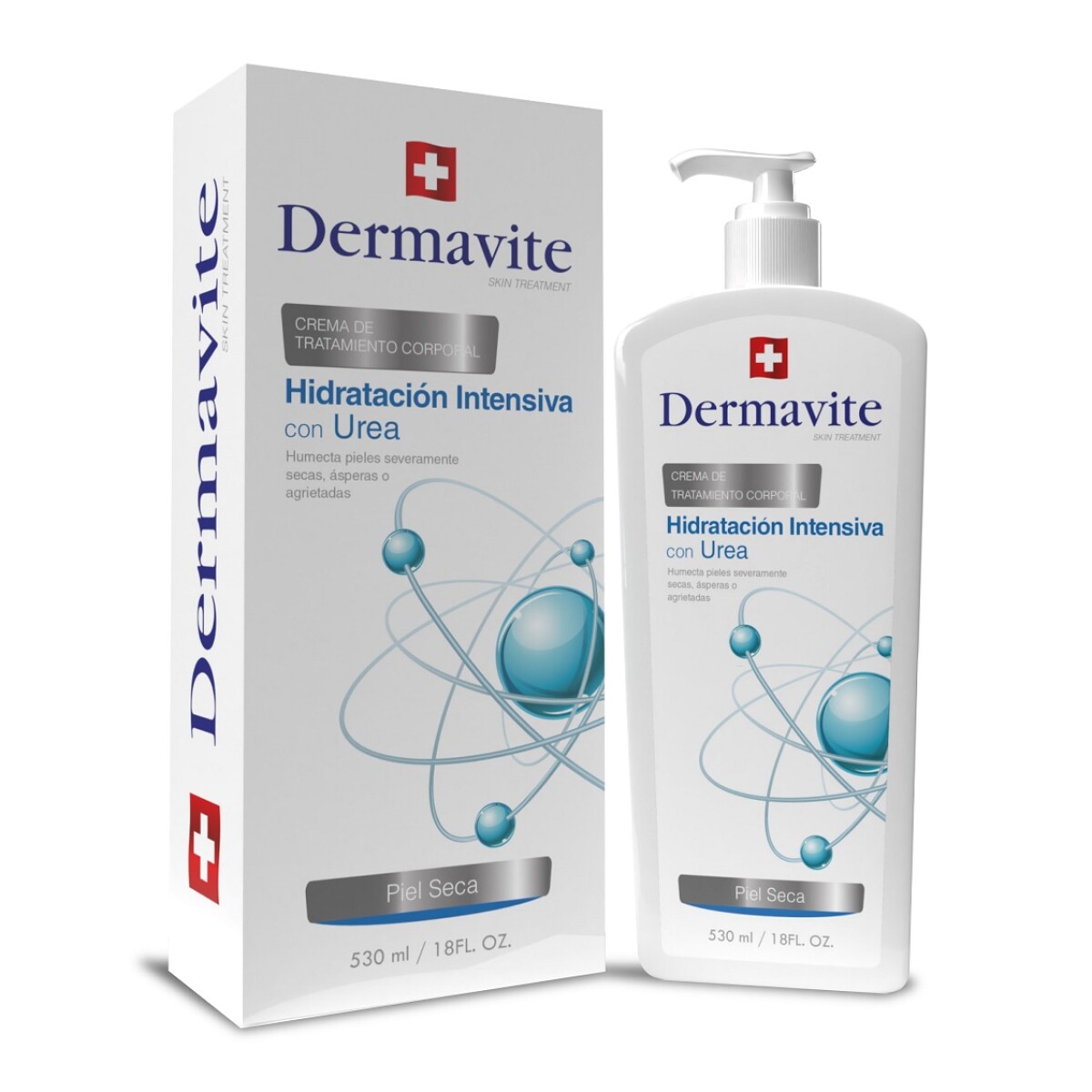 Dermavite Crema Piel Seca Urea 530 Ml. + Estuche 