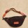 Leather Fanny Pack Gamuza Chocolate Oscuro