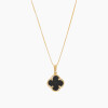 Cadena en oro 18K estilo Van Cleef con colgante de onix Cadena En Oro 18k Estilo Van Cleef Con Colgante De Onix