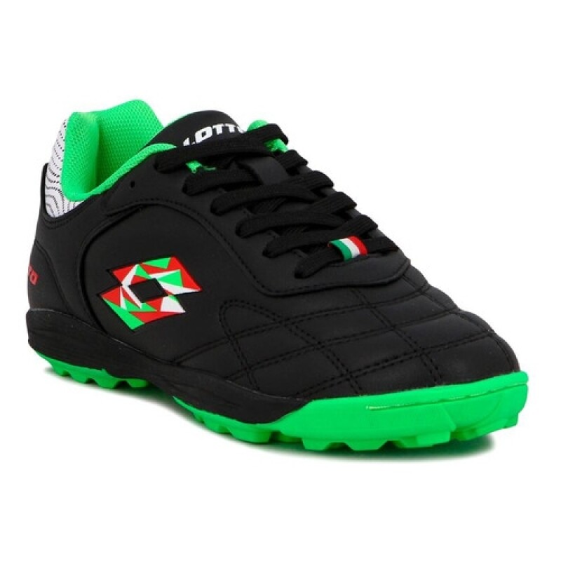 Championes de Futbol 5 Lotto Lecce Negro/Verde Championes de Futbol 5 Lotto Lecce Negro/Verde