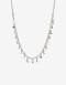Collares Cortos Metal Collares Cortos Metal Estrellas - Plateado Rodio