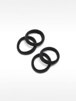 Conjunto De Gomas Para El Pelo negro