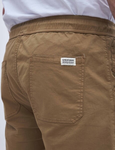 Bermuda gabardina Melano Beige