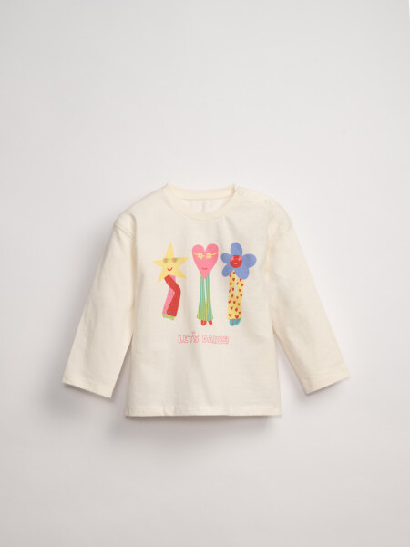 Remera estampa Crudo