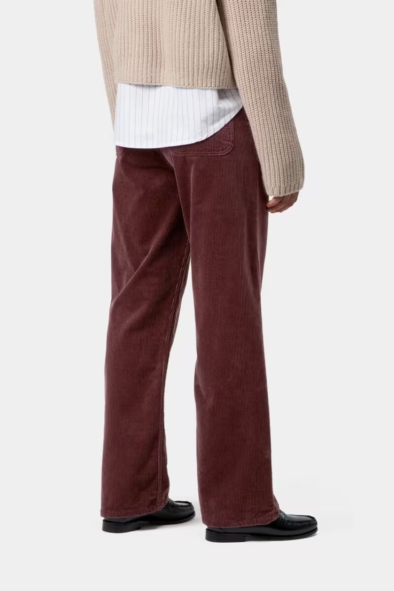 W' SIMPLE PANT Bordo