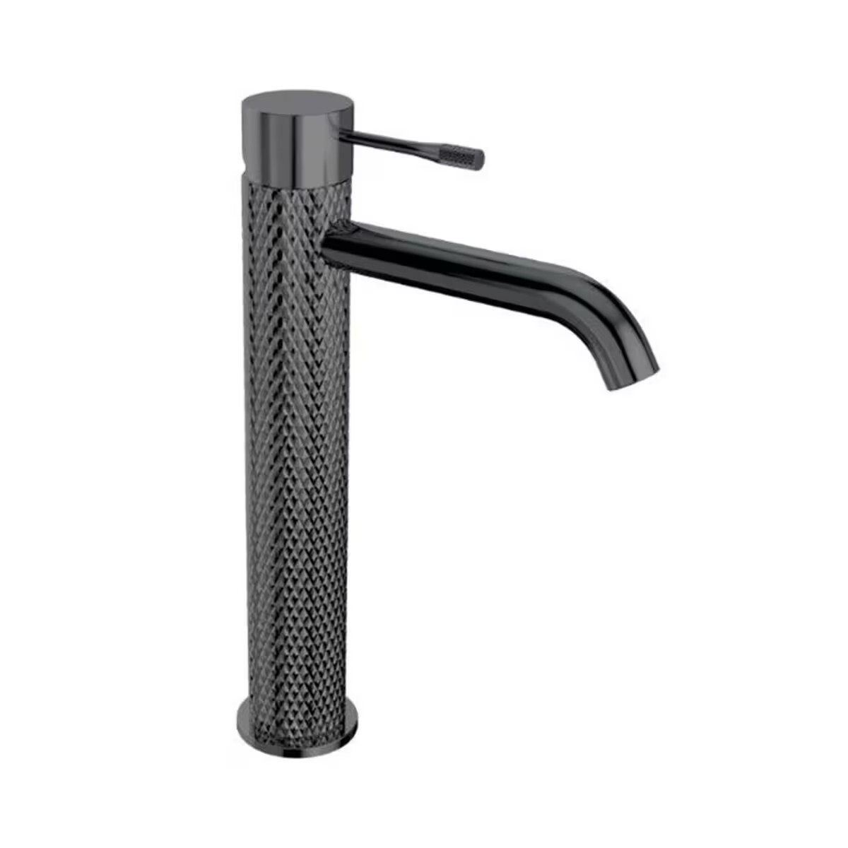 Grifería De Lavatorio Monocomando Alto De Mesada Signature Grafito 