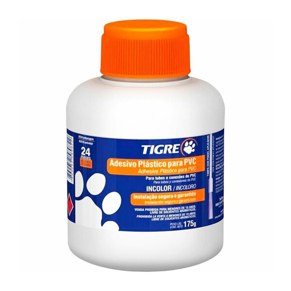 ADHESIVO PARA PVC 175 GRS. INCOLORO Adhesivo Para Pvc 175 Grs. Incoloro