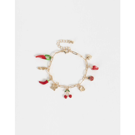 Pulsera Flexible Multidijes Dorado