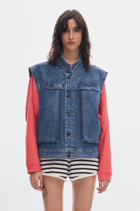 Chaleco Explorer Vintage Blue