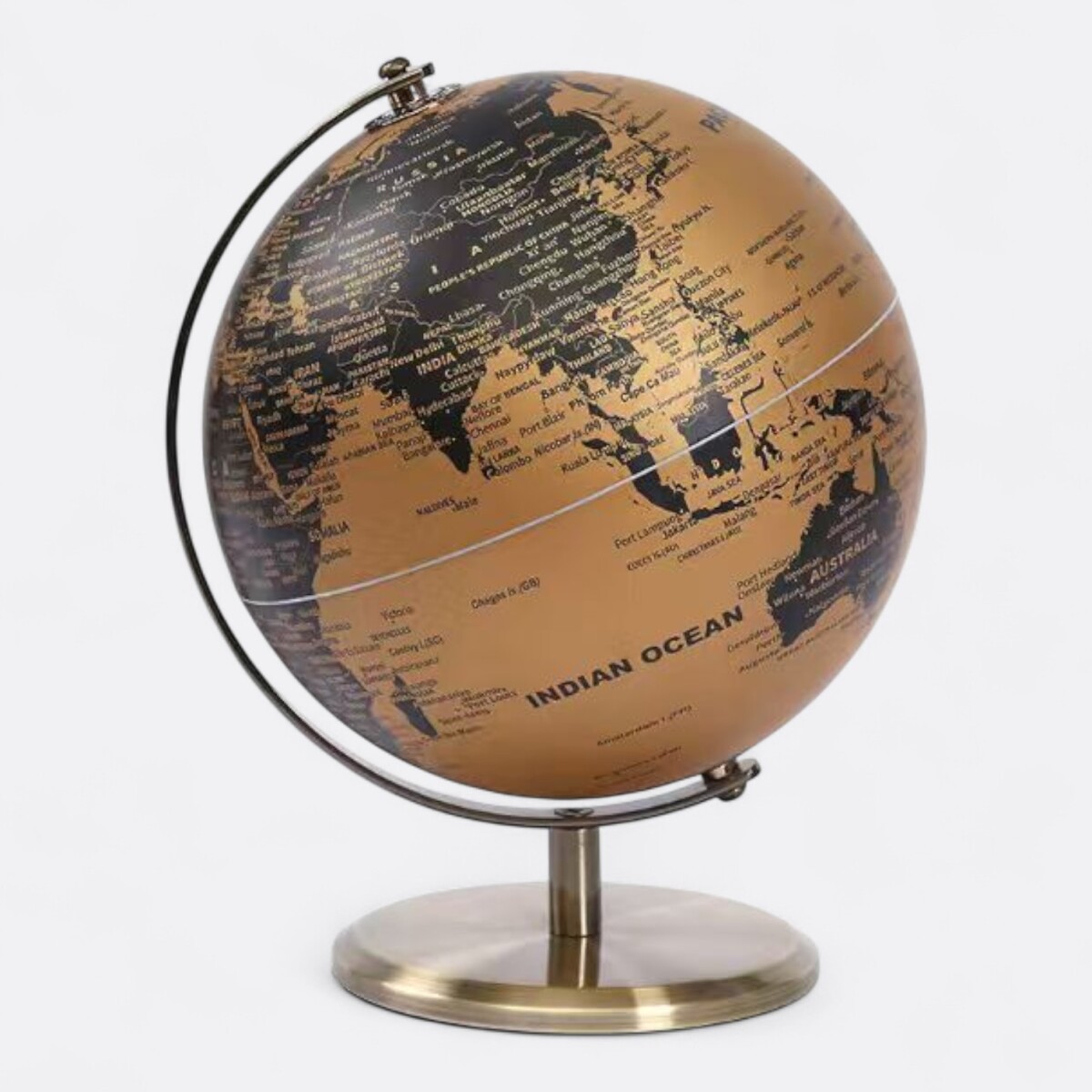 Globo Terraqueo Grande - Cobre 