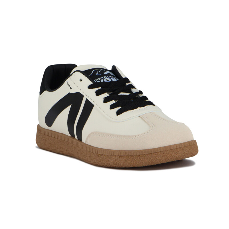 Championes Austral Mujer Boreal Beige Negro Beige-negro