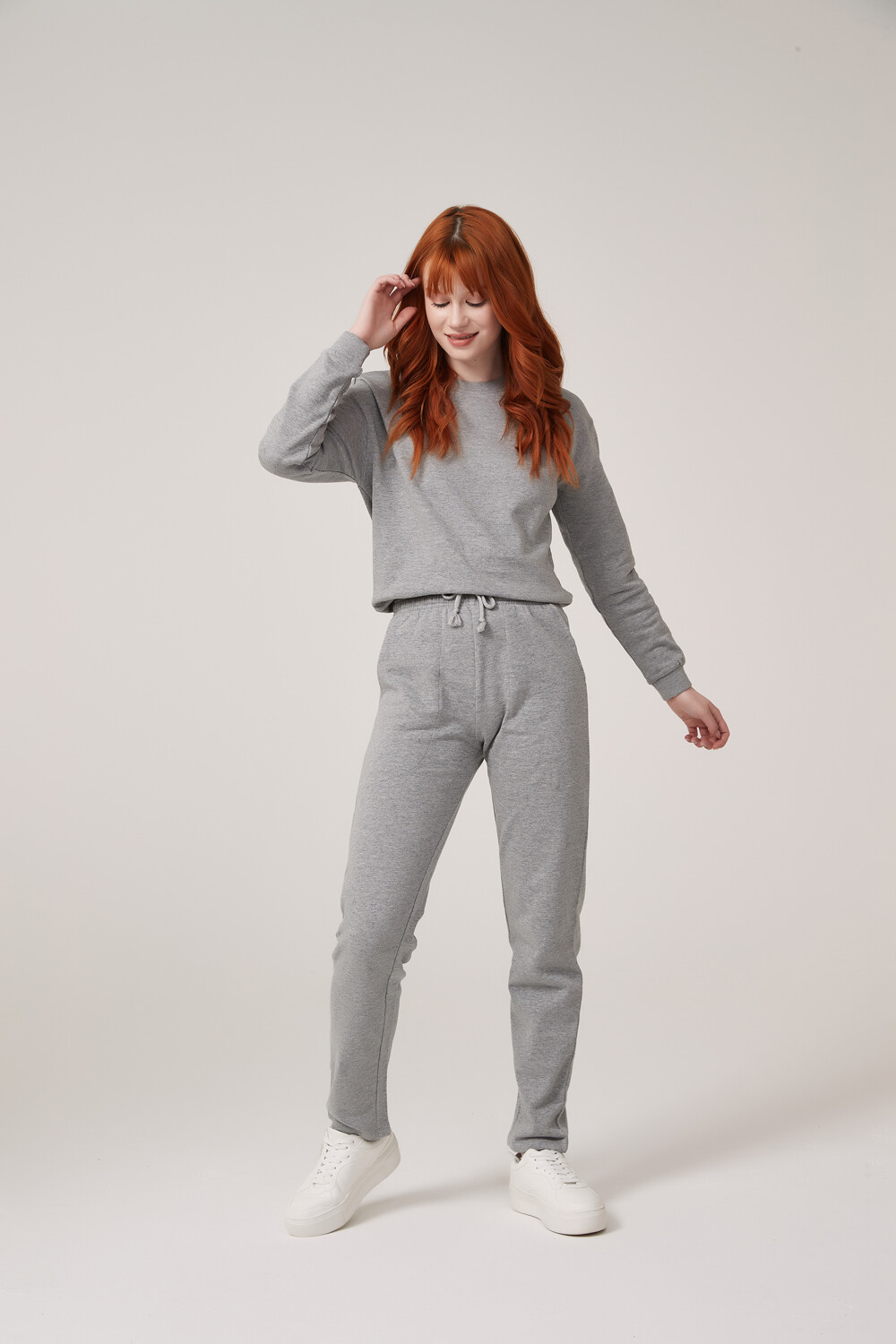 Pantalon Mixtinv - Gris Melange Medio — Indian