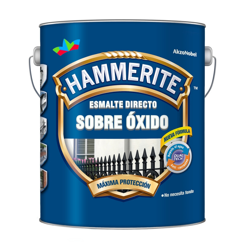 HAMMERITE MARTILLADO NEGRO - 3.6 LT. HAMMERITE MARTILLADO NEGRO - 3.6 LT.