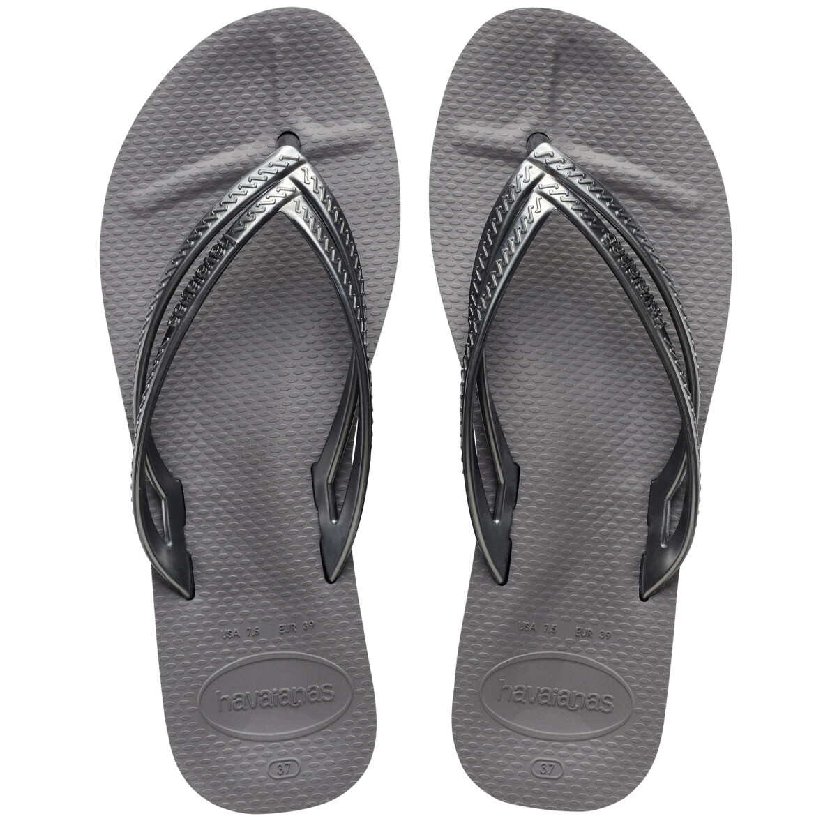 Sandalia de Mujer Havaianas Wedges Wns Havaianas - Gris Acero 