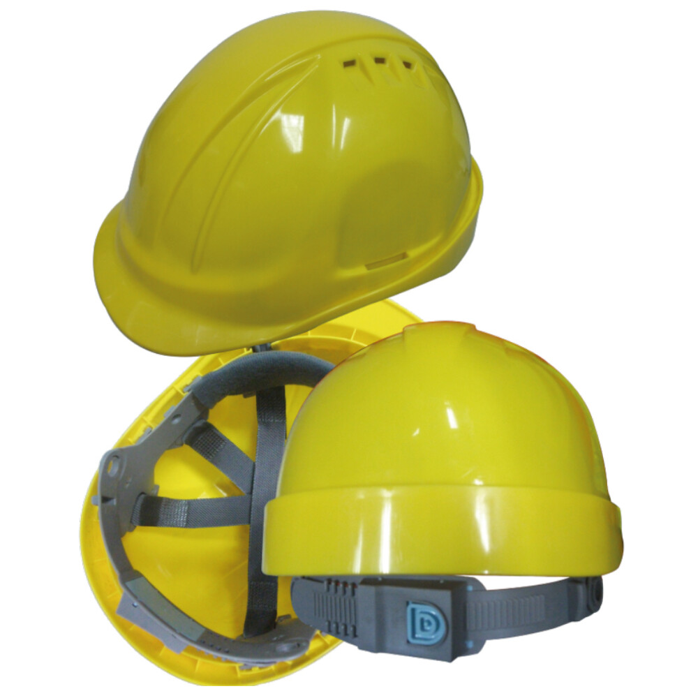 CASCO PROTECCION ABS AJUSTABLE AMARILLO Casco Proteccion Abs Ajustable Amarillo