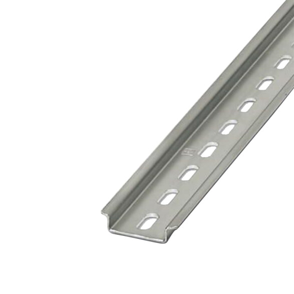 Riel din omega aluminio 35x7,5mm, 1 metro de largo CF2385
