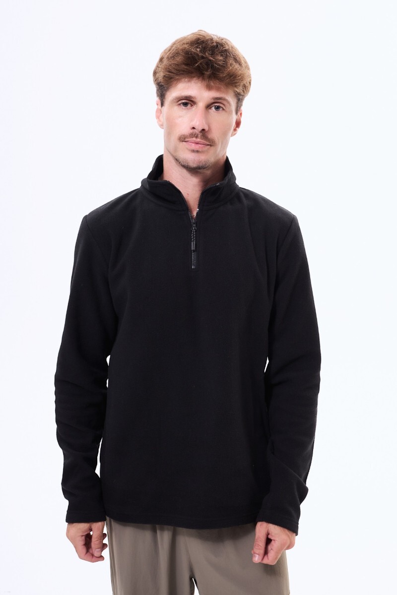 Buzo de micro polar Cesares Negro
