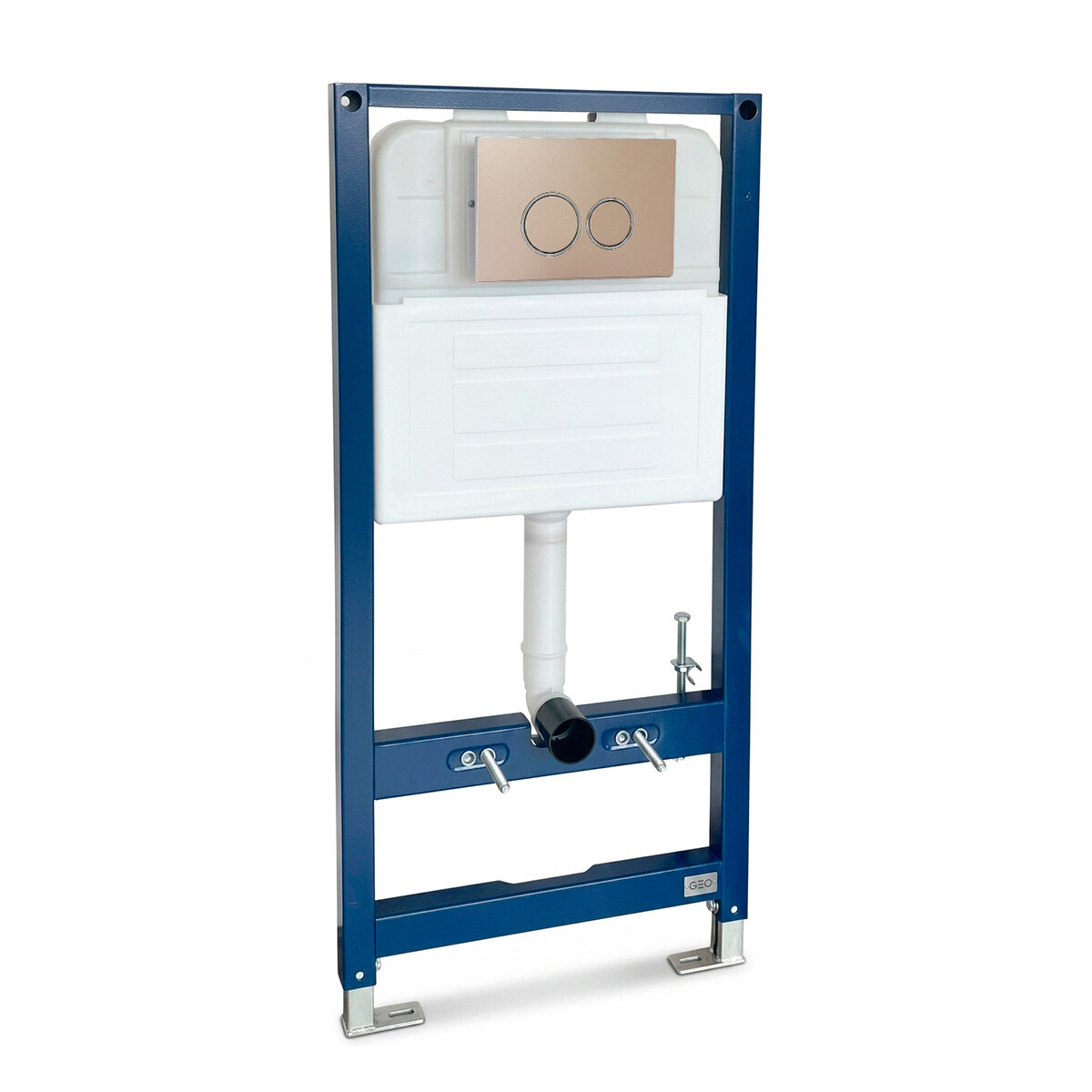 Tanque De Agua Para Inodoro + Panel (abs) Dorado 
