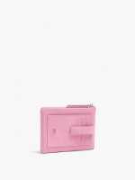 Tarjetero Con Textura Suave rosa