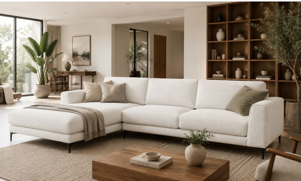 Sofa con Chaise ASPEN Natural Sofa con Chaise ASPEN Natural