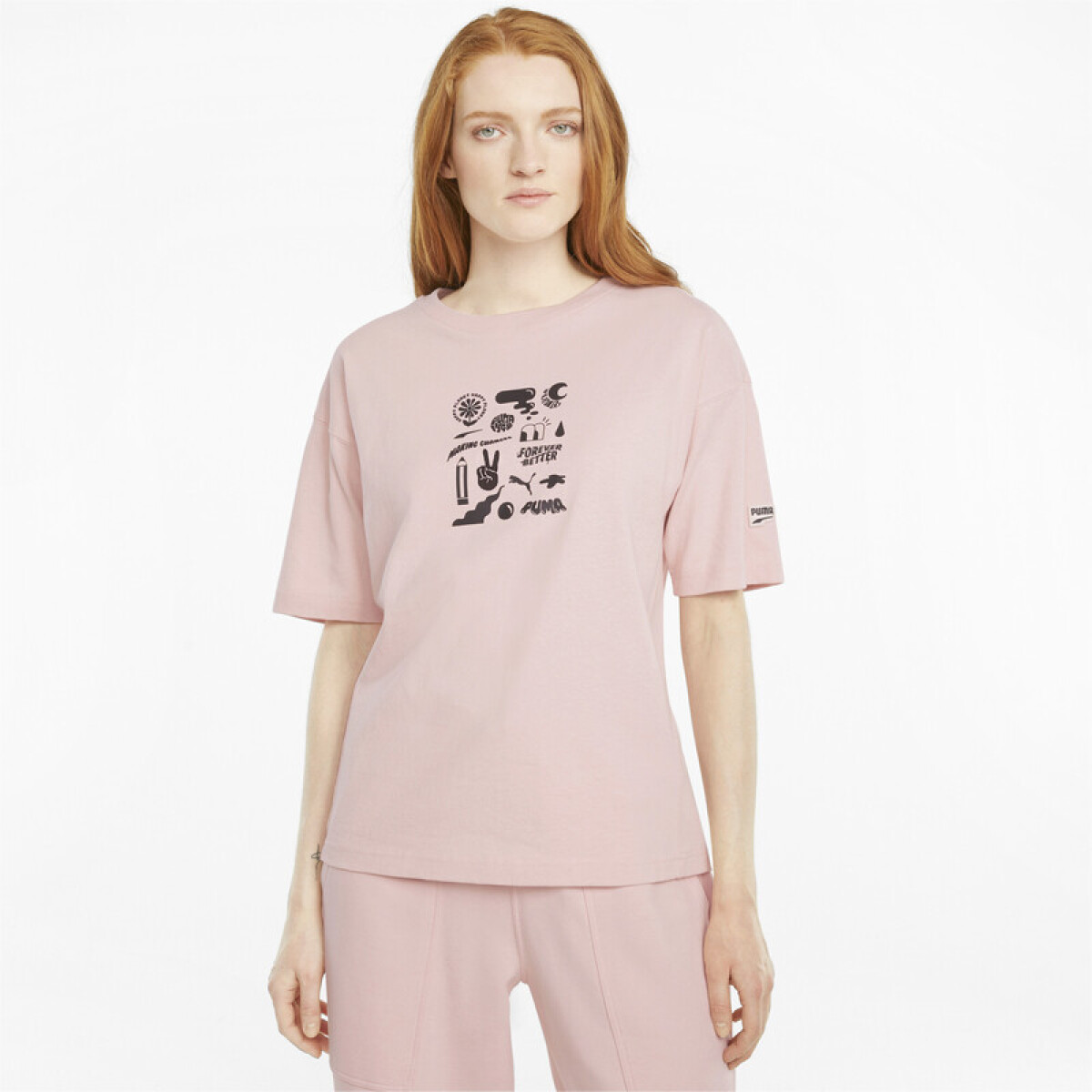 Downtown Gr.Tee 53305036 - Rosa 