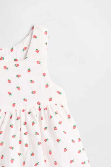 Set Musculosa Y Short Bebé Strawberry