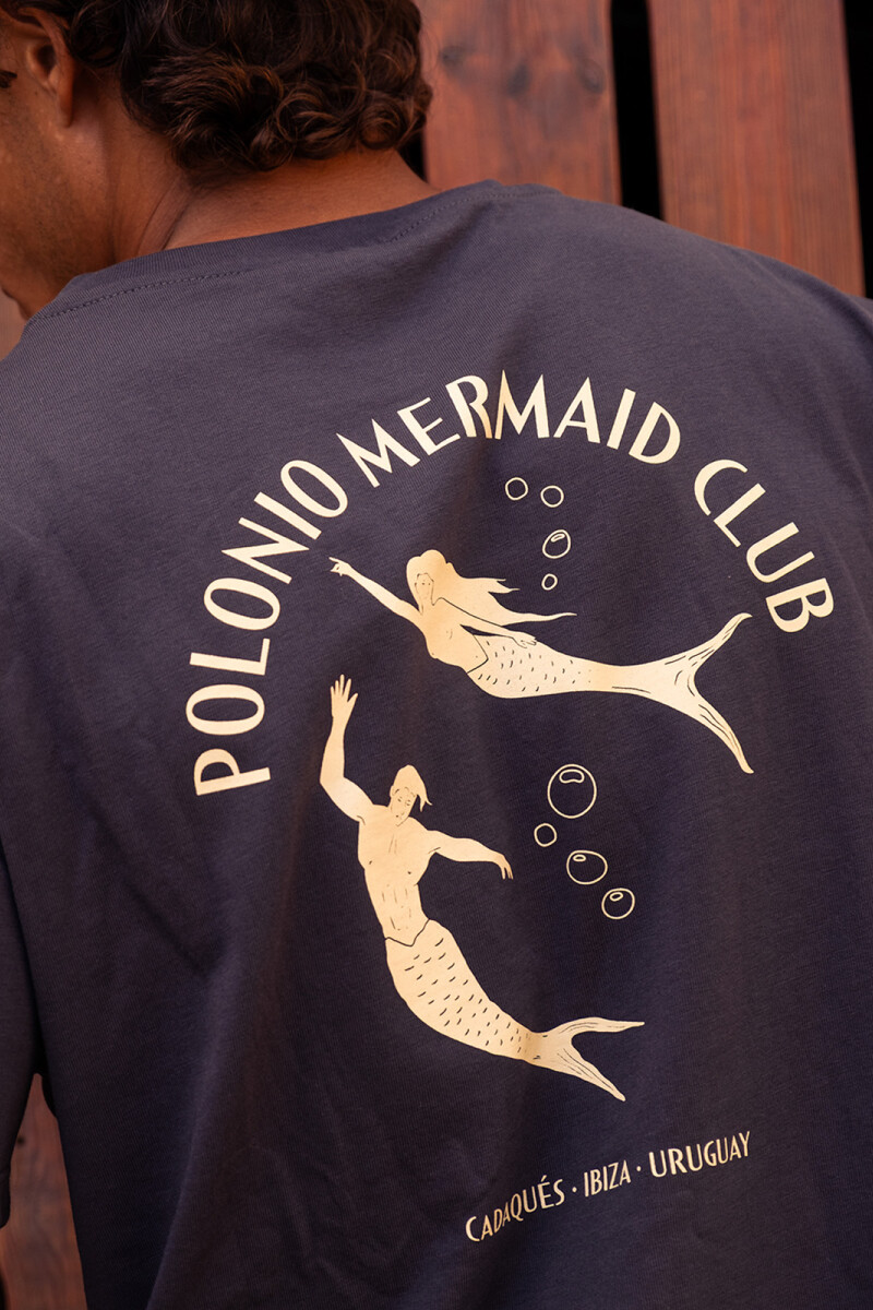 MERMAID CLUB TEE Piombo