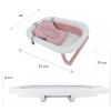Bañera Plegable Bebesit con Almohadon y Reductor Rosa