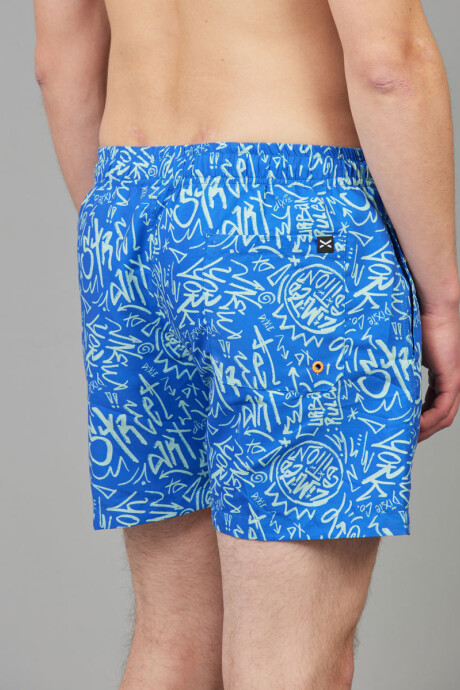 SHORT AKIM DIXIE Azul