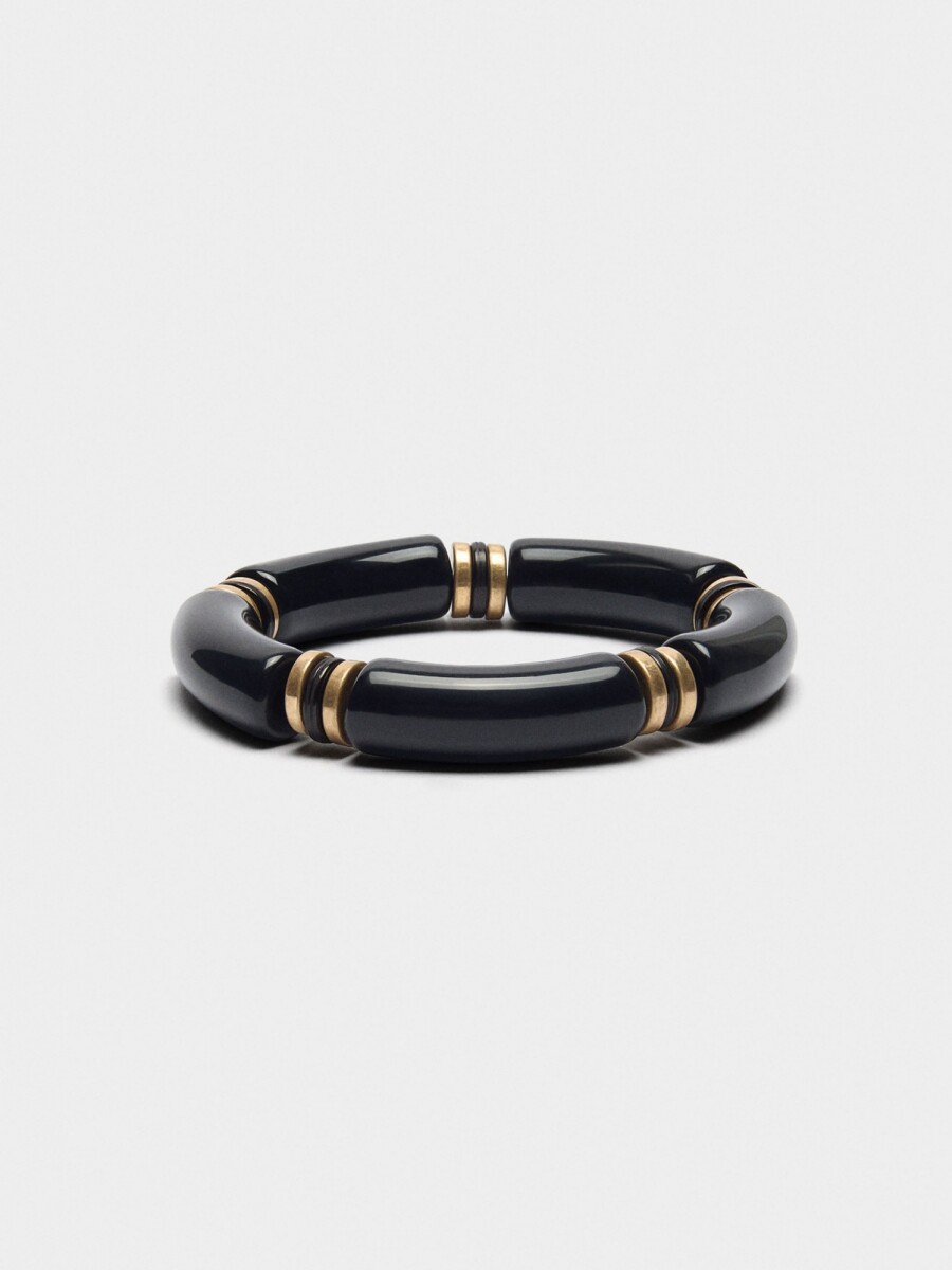 Pulsera Elástica Segmentada negro