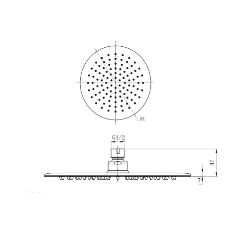 ROSETA 30CM ACERO INOX 304 REDONDA BRILLO VERCELLI 000