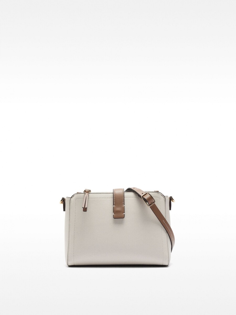 Bolso De Bandolera Con Textura crudo
