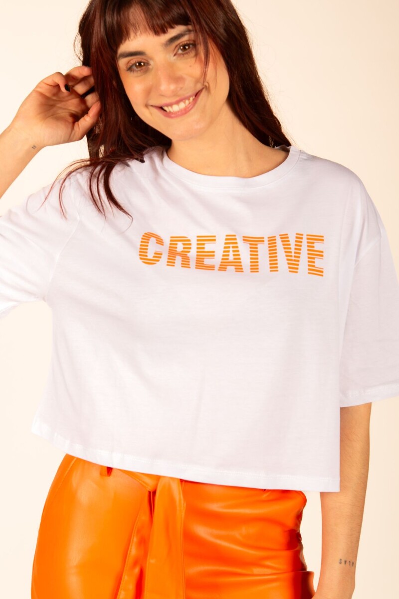 Remera Creative Blanco